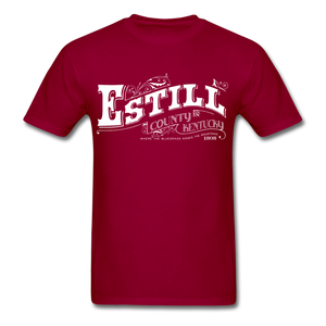 Estill County Vintage T-Shirt - dark red