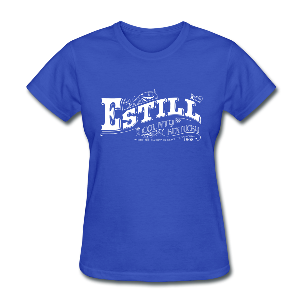Estill County Vintage Women's T-Shirt - royal blue