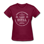 Estill County KY's Finest Women's T-Shirt - burgundy