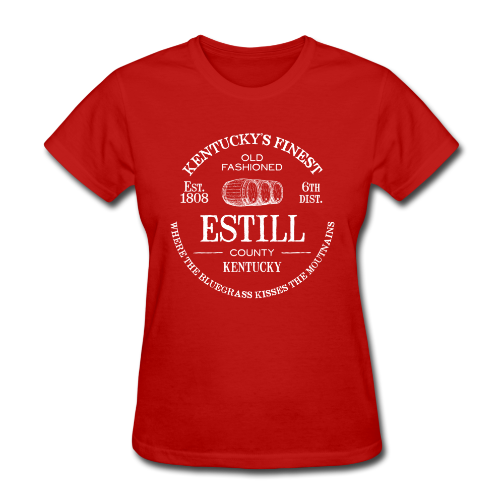 Estill County KY's Finest Women's T-Shirt - red