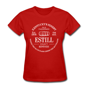 Estill County KY's Finest Women's T-Shirt - red