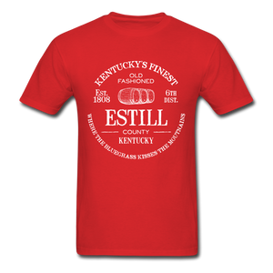 Estill County KY's Finest T-Shirt - red