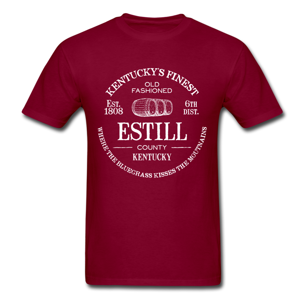 Estill County KY's Finest T-Shirt - burgundy