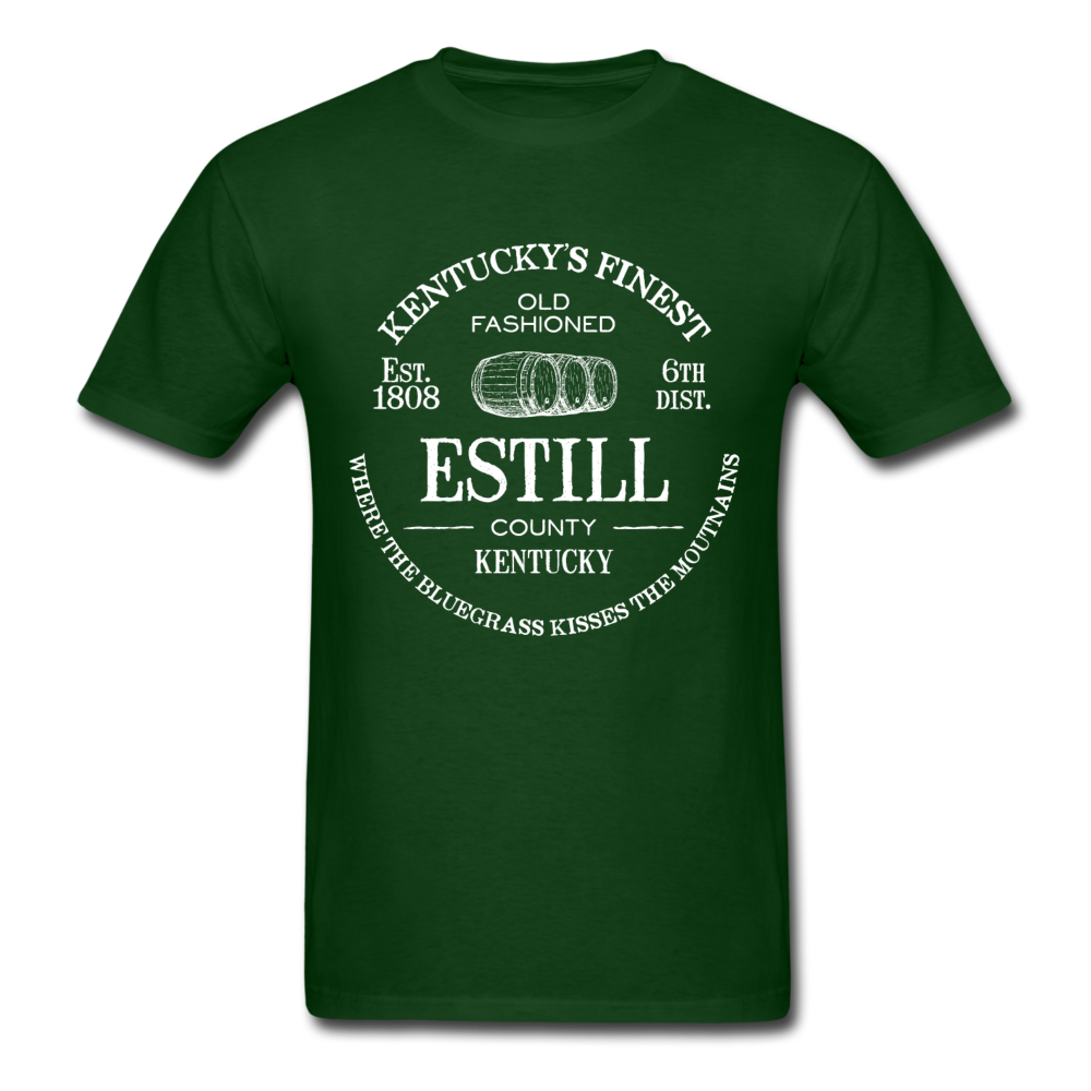 Estill County KY's Finest T-Shirt - forest green