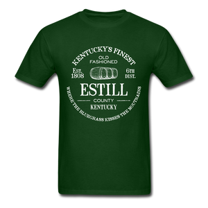 Estill County KY's Finest T-Shirt - forest green