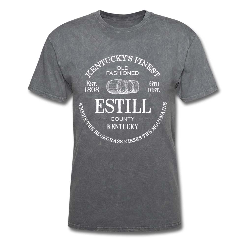 Estill County KY's Finest T-Shirt - mineral charcoal gray