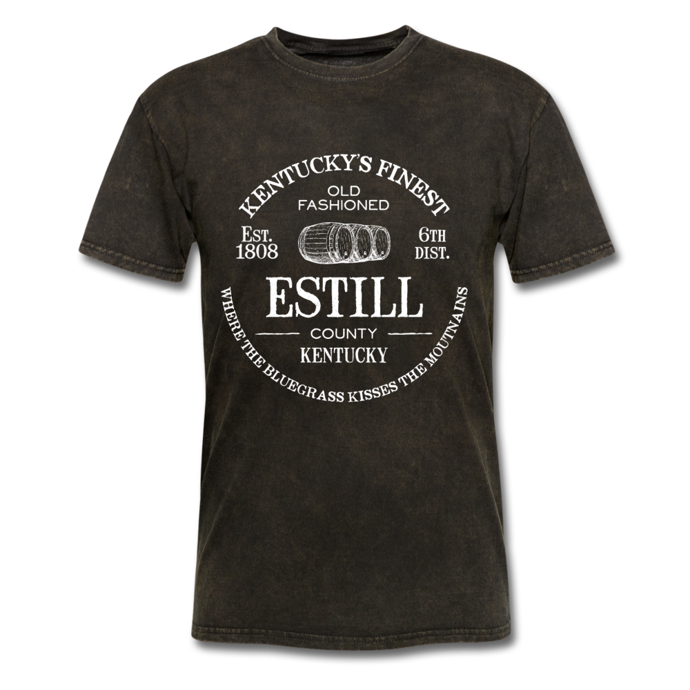 Estill County KY's Finest T-Shirt - mineral black