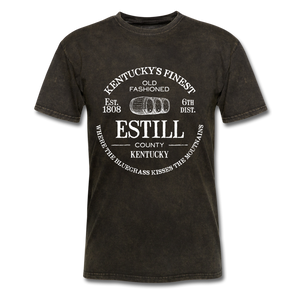 Estill County KY's Finest T-Shirt - mineral black