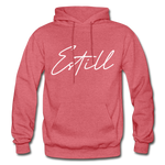 Estill County Cursive Hoodie - heather red