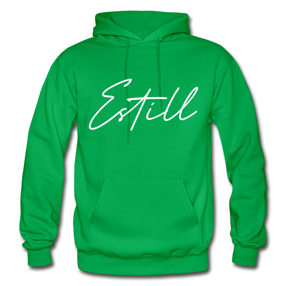 Estill County Cursive Hoodie - kelly green