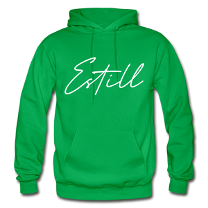 Estill County Cursive Hoodie - kelly green