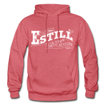 Estill County Ornate Hoodie - heather red