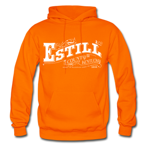 Estill County Ornate Hoodie - orange