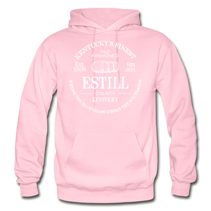 Estill County Vintage KY's Finest Hoodie - light pink