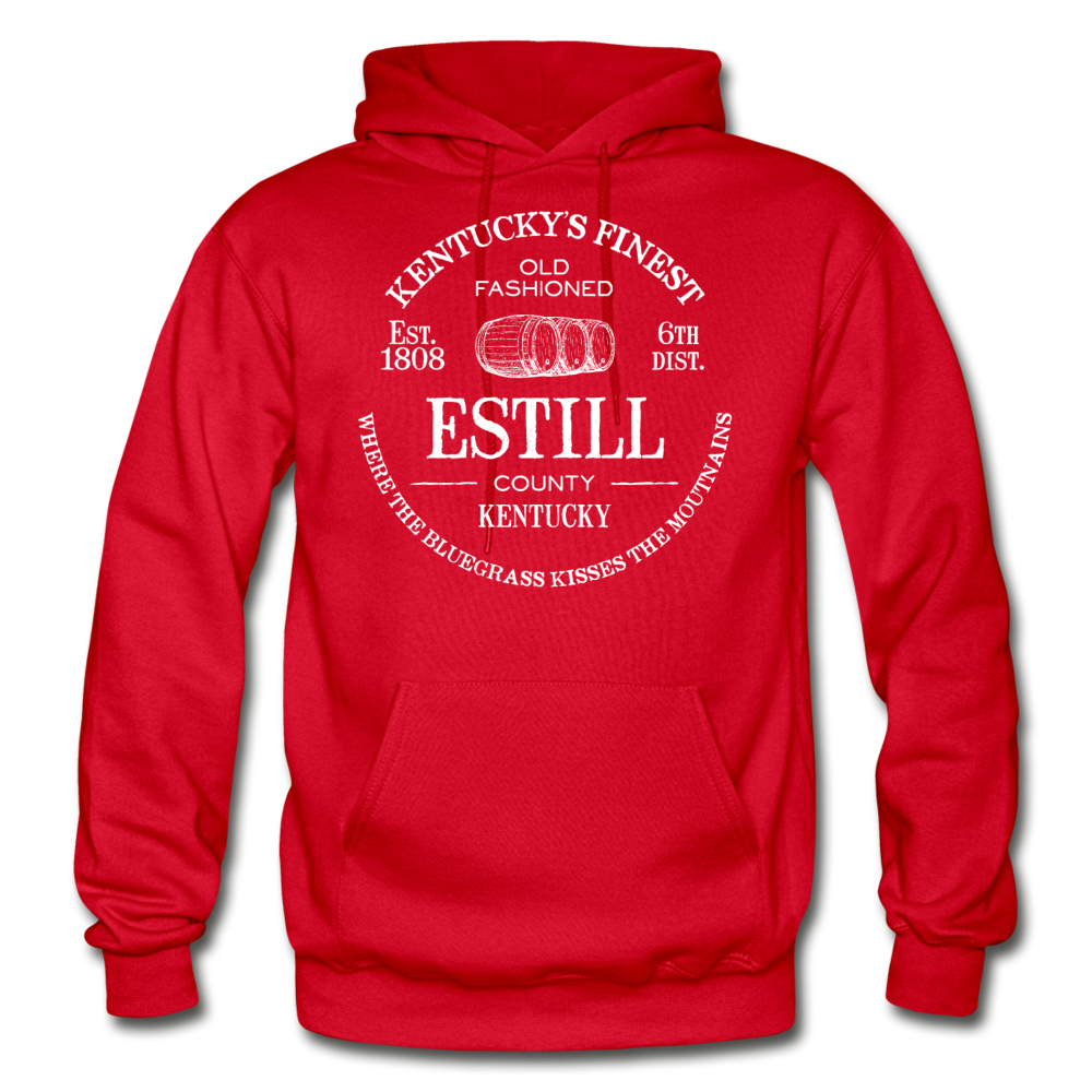 Estill County Vintage KY's Finest Hoodie - red