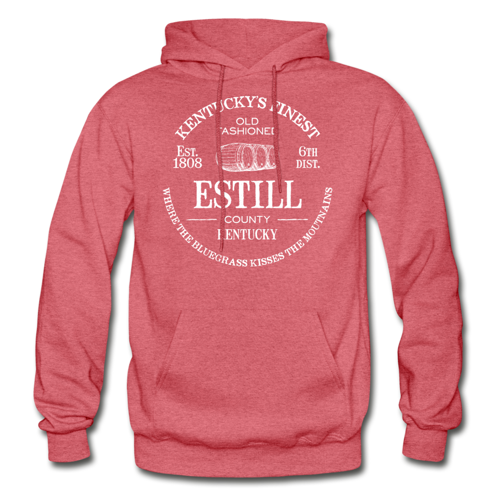 Estill County Vintage KY's Finest Hoodie - heather red