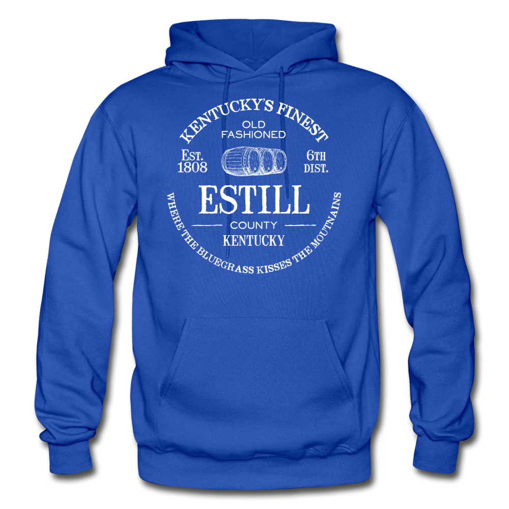 Estill County Vintage KY's Finest Hoodie - royal blue