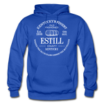 Estill County Vintage KY's Finest Hoodie - royal blue