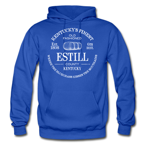 Estill County Vintage KY's Finest Hoodie - royal blue