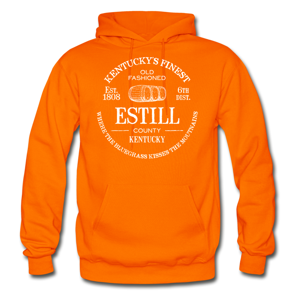 Estill County Vintage KY's Finest Hoodie - orange