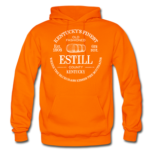 Estill County Vintage KY's Finest Hoodie - orange