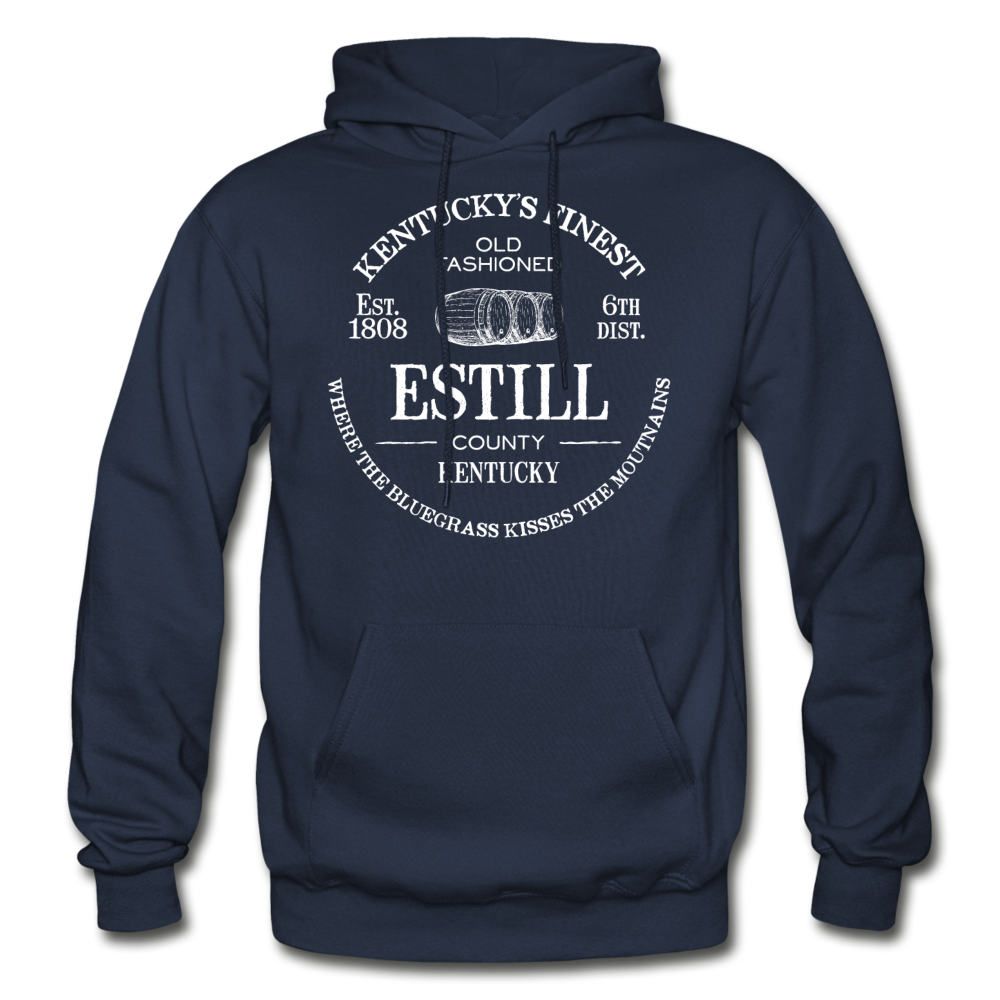 Estill County Vintage KY's Finest Hoodie - navy