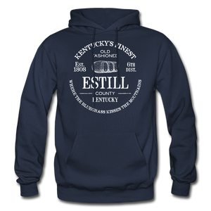 Estill County Vintage KY's Finest Hoodie - navy