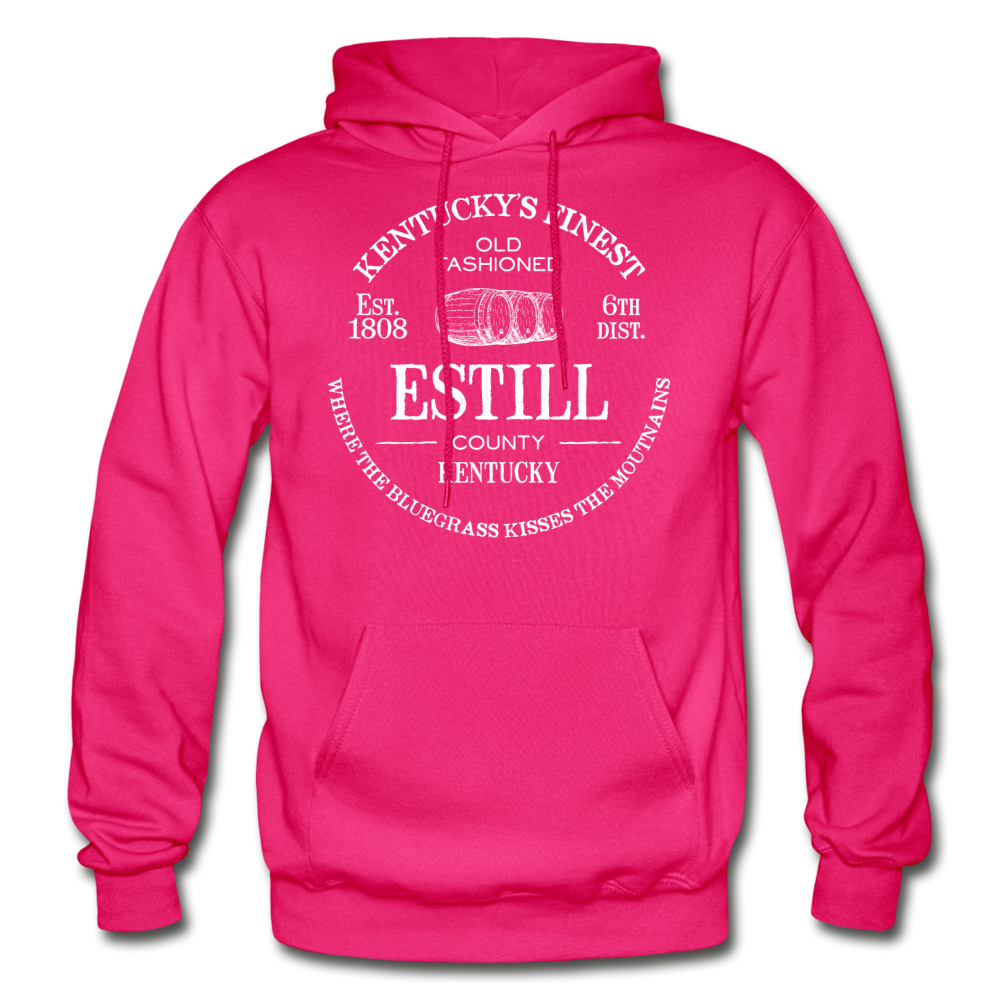 Estill County Vintage KY's Finest Hoodie - fuchsia