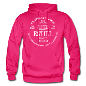 Estill County Vintage KY's Finest Hoodie - fuchsia