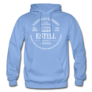 Estill County Vintage KY's Finest Hoodie - carolina blue