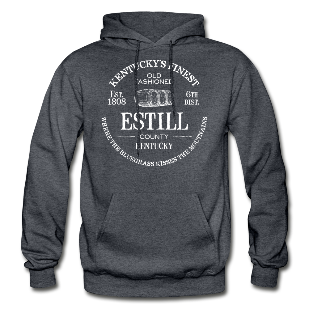 Estill County Vintage KY's Finest Hoodie - charcoal gray