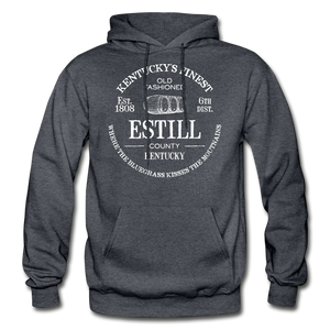 Estill County Vintage KY's Finest Hoodie - charcoal gray