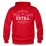 Estill County Vintage Banner Hoodie - red