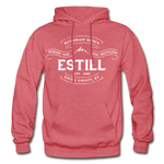 Estill County Vintage Banner Hoodie - heather red