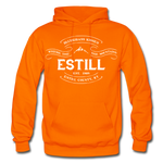 Estill County Vintage Banner Hoodie - orange