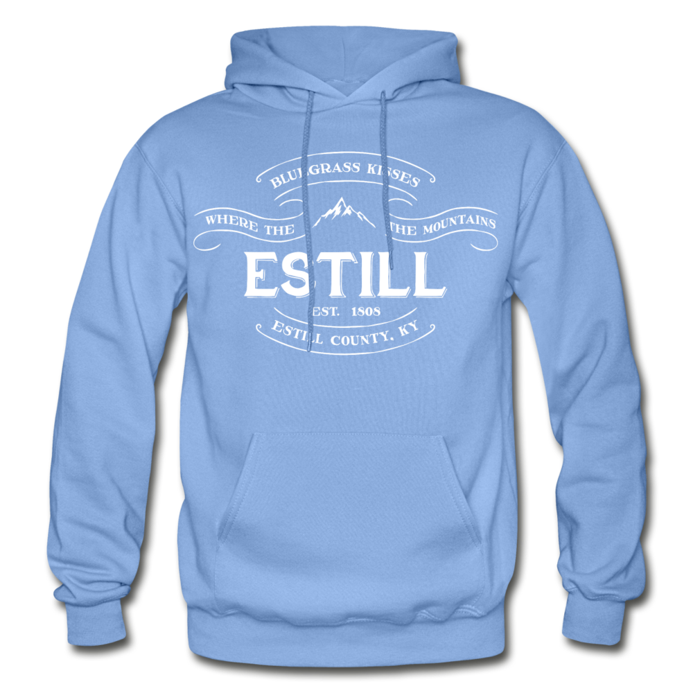 Estill County Vintage Banner Hoodie - carolina blue