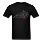 Boone County Map T-Shirt - black