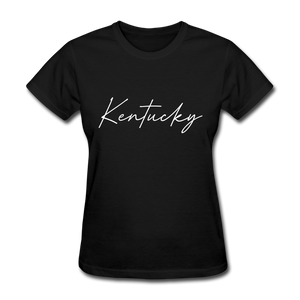 Kentucky Cursive Women's T-Shirt - black