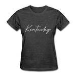 Kentucky Cursive Women's T-Shirt - heather black