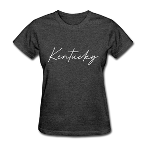 Kentucky Cursive Women's T-Shirt - heather black