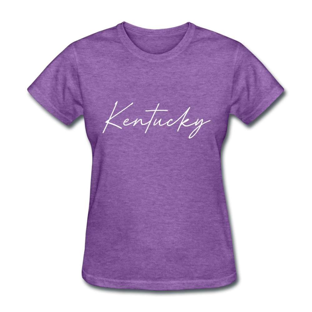 Kentucky Cursive Women's T-Shirt - purple heather