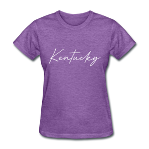 Kentucky Cursive Women's T-Shirt - purple heather