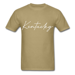 Kentucky Cursive T-Shirt - khaki