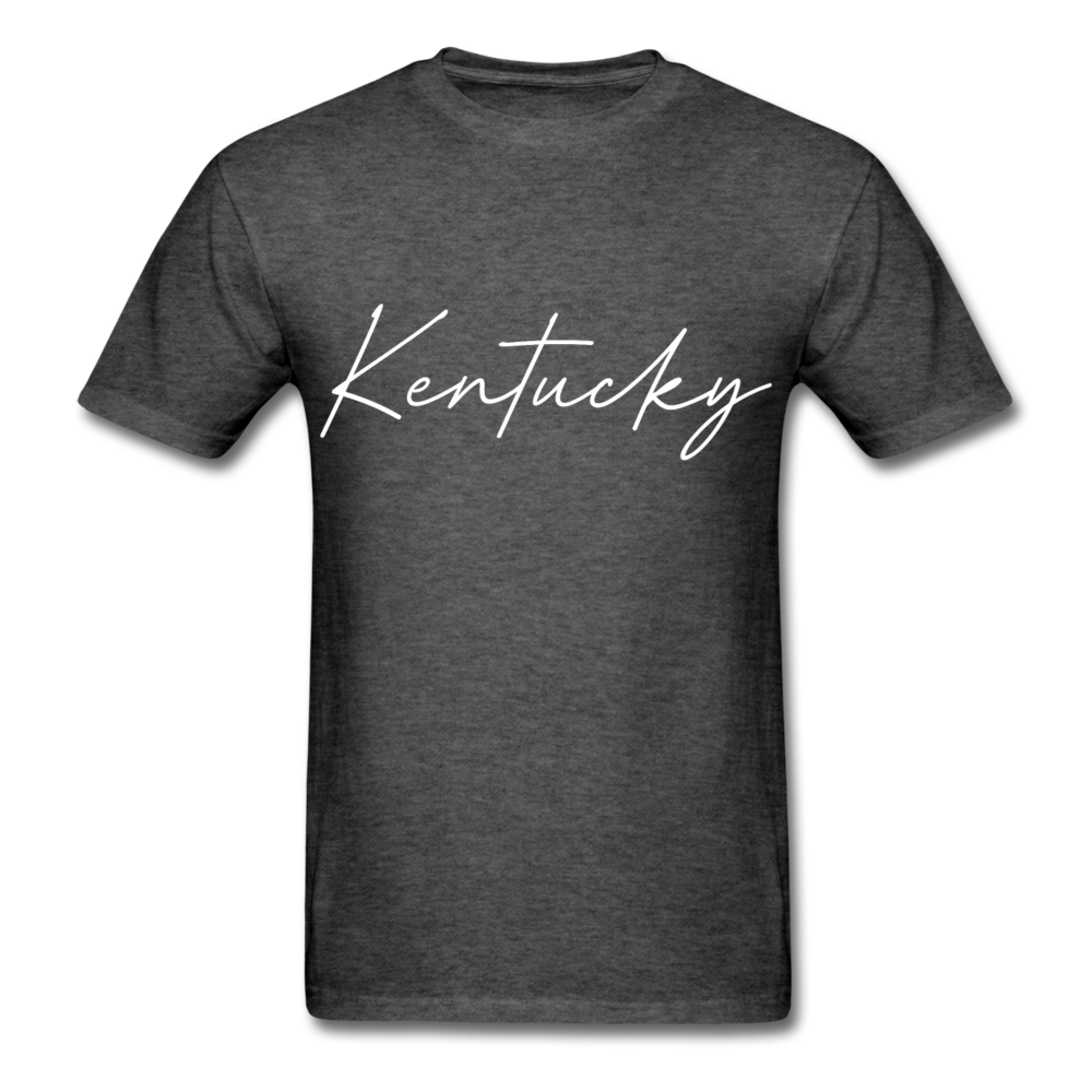 Kentucky Cursive T-Shirt - heather black