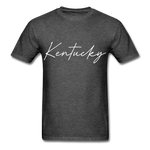 Kentucky Cursive T-Shirt - heather black