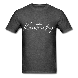 Kentucky Cursive T-Shirt - heather black