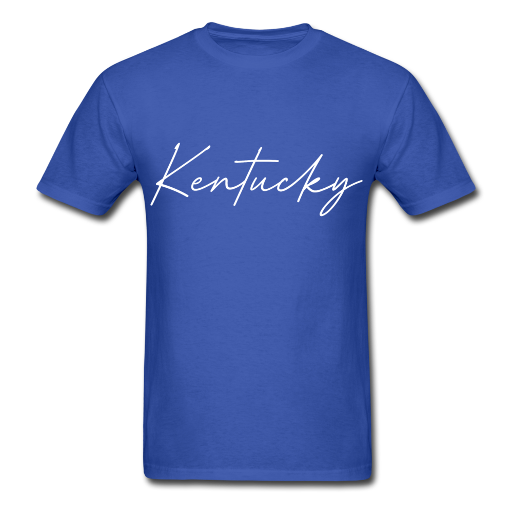 Kentucky Cursive T-Shirt - royal blue