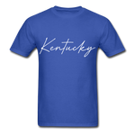 Kentucky Cursive T-Shirt - royal blue