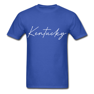 Kentucky Cursive T-Shirt - royal blue