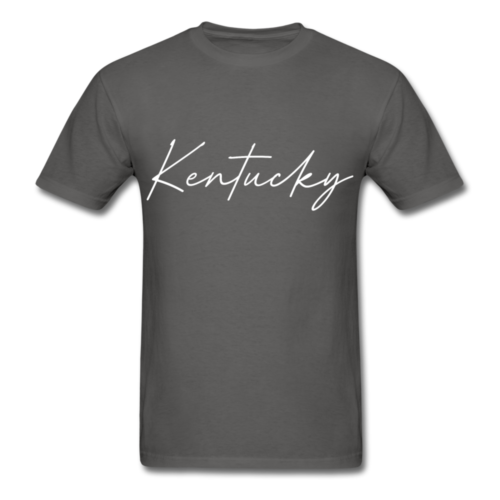 Kentucky Cursive T-Shirt - charcoal